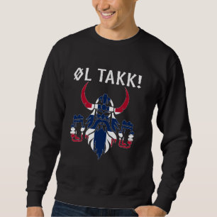 Norwegische Norway aka viking mer ol nordic sc Sweatshirt