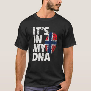Norwegische norwegische Flagge Es ist in meiner DN T-Shirt