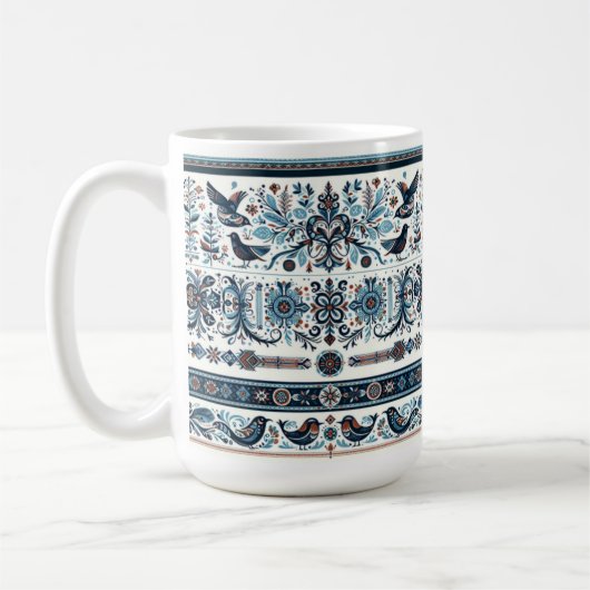 Norwegische oder dänische Mutter Keramik 15oz Norw Kaffeetasse (Links)