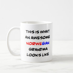 norwegische Oma, großartig Kaffeetasse