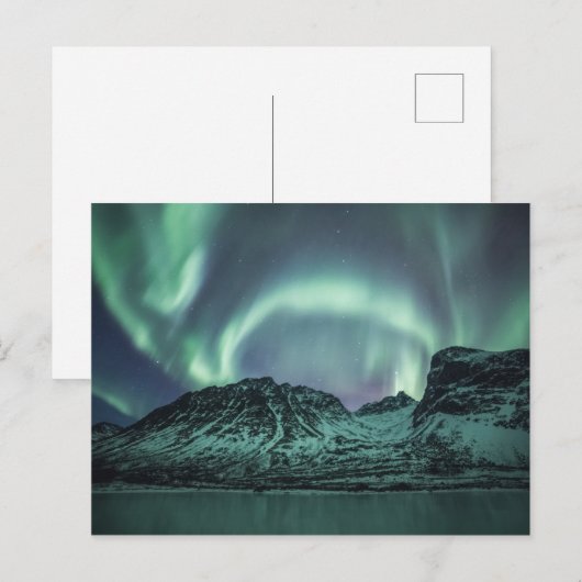 Norwegische Postkarte (Vorne/Hinten)