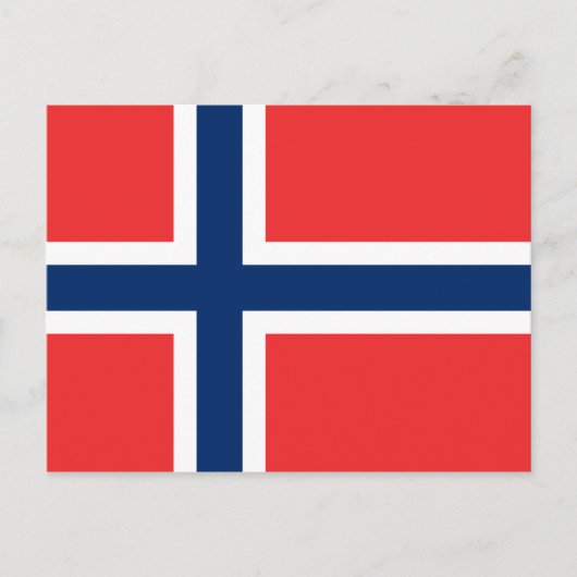 Norwegische Postkarte (Vorderseite)