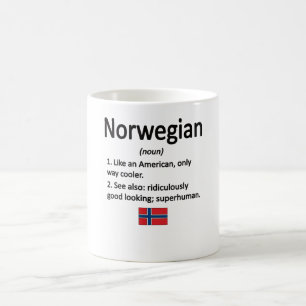 Norwegische Roots Norwegen Flagge Norwegisches Erb Kaffeetasse