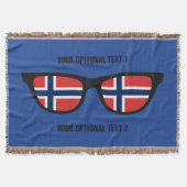 Norwegische Schattendecke Decke (Vorderseite)