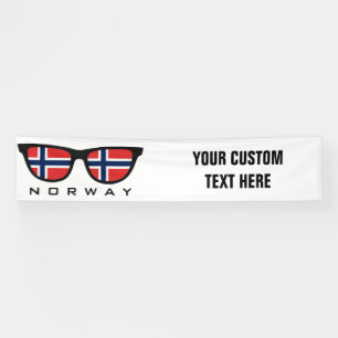 Norwegische Schattierungen für Text und Farbbanner Banner