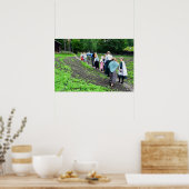 Norwegische Schulkinder im Norwegischen Volksmuseu Poster (Küche)