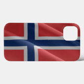 Norwegische Schwebfahne - Case-Mate iPhone Hülle (Rückseite (Horizontal))