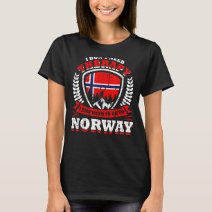 Norwegische Skandinavien Deer North Cape Norwegen T-Shirt