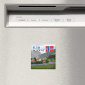 Norwegische Skandinavienberge Flam travel souvenir Magnet (In Situ (Geschirrspüler))