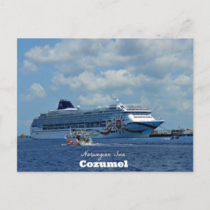 Norwegische Sonne, Cozumel, Mexiko Postkarte