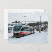 Norwegische Staat Railways BM 93 auf Dombås 2016 Postkarte (Vorne/Hinten)