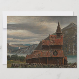 Norwegische Stave Church (von Knud Baade) Karte