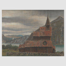 Norwegische Stave Church (von Knud Baade)