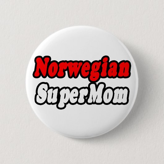 Norwegische SuperMom Button (Vorderseite)