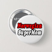 Norwegische SuperMom Button (Vorne & Hinten)