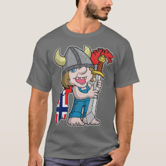 Norwegische Troll - Norwegische Karte T-Shirt
