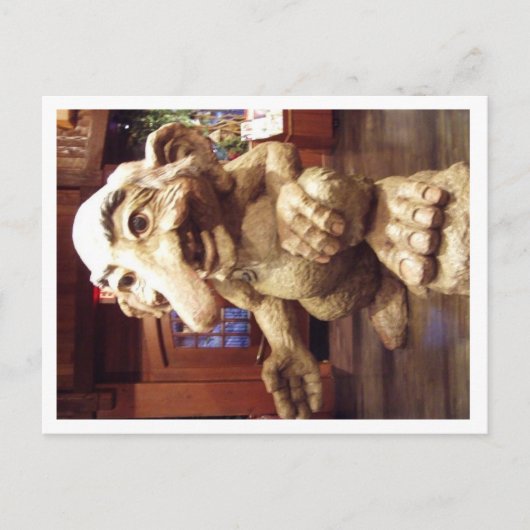 Norwegische Troll-Postkarte Postkarte (Vorderseite)