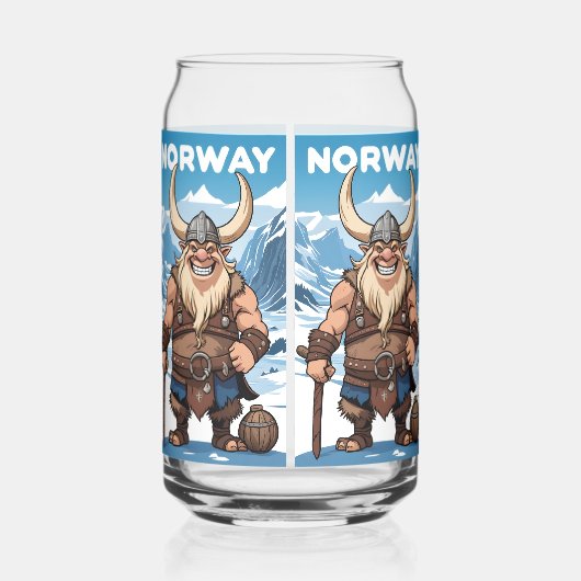 Norwegische Trolle Dosenglas (Rückseite)