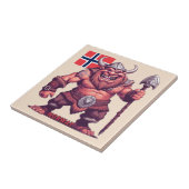 Norwegische Trolle Fliese (Seite)