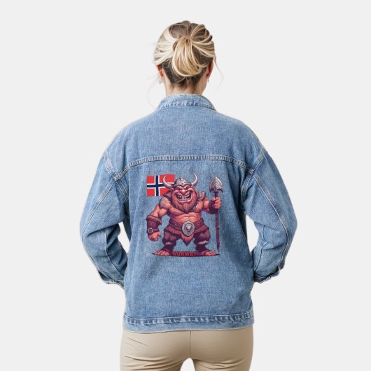 Norwegische Trolle Jeansjacke (Modell)