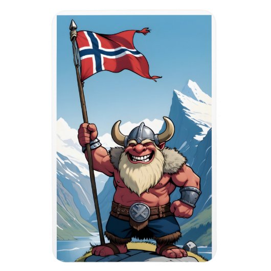 Norwegische Trolle Magnet (Vertikal)