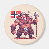 Norwegische Trolle Magnet (Vorne)