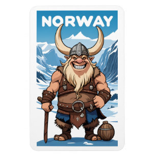 Norwegische Trolle Magnet