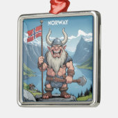 Norwegische Trolle Ornament Aus Metall (Links)