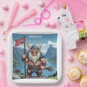Norwegische Trolle Pappteller (Party)