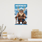 Norwegische Trolle Poster (Küche)