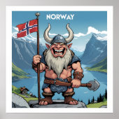 Norwegische Trolle Poster (Vorne)