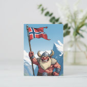 Norwegische Trolle Postkarte (Stehend Vorderseite)