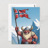 Norwegische Trolle Postkarte (Vorne/Hinten)