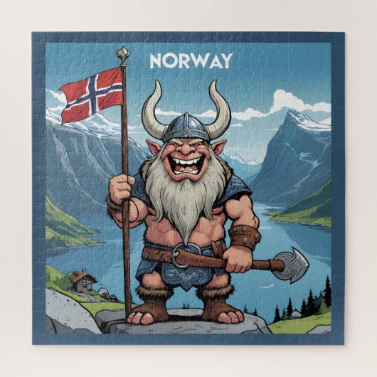 Norwegische Trolle Puzzle (Vertikal)