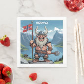 Norwegische Trolle Serviette (Beispiel)