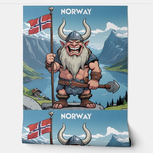 Norwegische Trolle Tapete (Abrollen)