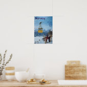 Norwegische Vintage Travel Poster (Küche)