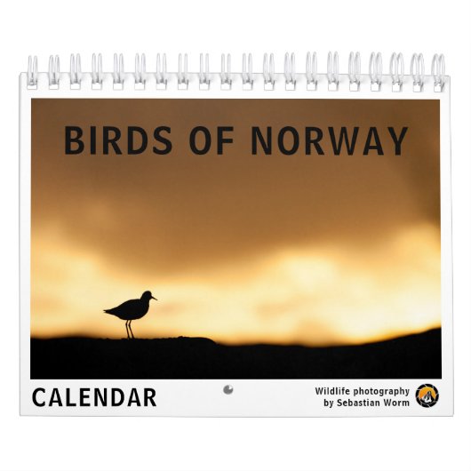 Norwegische Vögel 2026 Kalender (Titelbild)