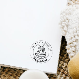 Norwegische Waldkatze, Buch aus der Bibliothek von Gummistempel