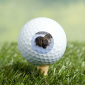 Norwegische Waldkatze im Schnee Golfball (Insitu T-Shirt)