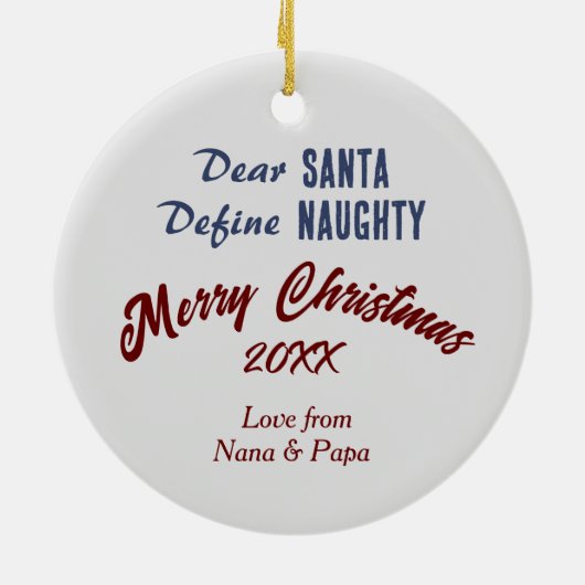 Norwegische Waldkatze in den Lichtern Weihnachten Keramik Ornament (Hinten)