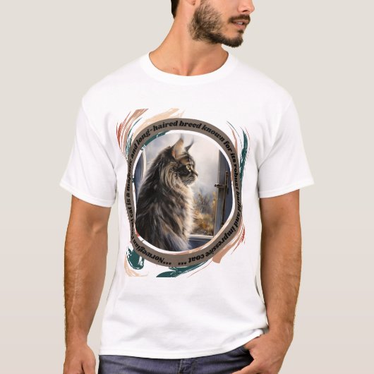 Norwegische Waldkatze T-Shirt (Vorderseite)