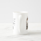 Norwegische Waldkatzen-Tasse Porzellantasse (Rückseite)