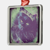 Norwegische Waldkatzenverzierung Ornament Aus Metall (Links)