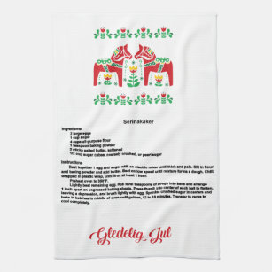 Norwegische Weihnachtskekse für Serinakaker Geschirrtuch