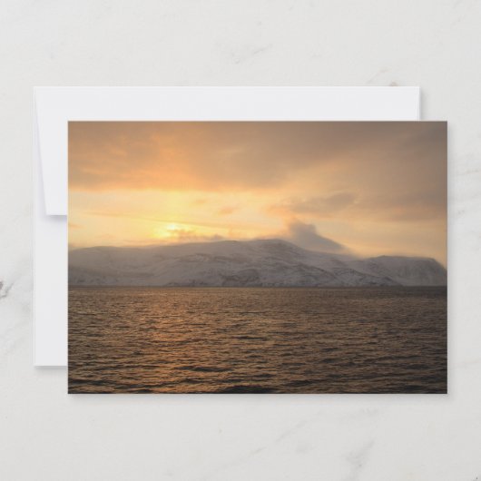 Norwegische Winterküstenkarte (Vorderseite)