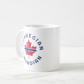 Norwegische Wurzeln Kaffeetasse (Vorderseite Links)
