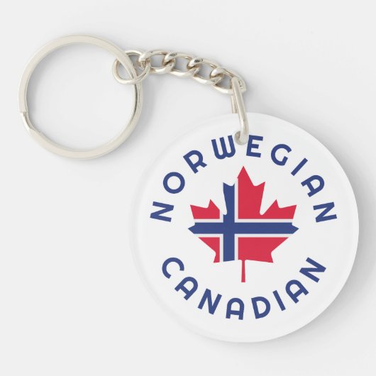 Norwegische Wurzeln Schlüsselanhänger (Vorderseite)