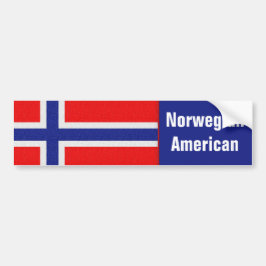Norwegischer Amerikaner Autoaufkleber