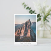 Norwegischer Berg Postkarte (Stehend Vorderseite)